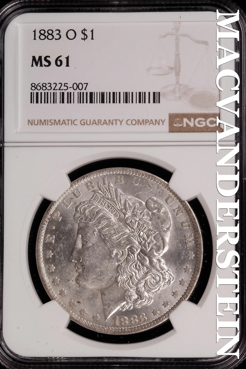 MS 61 Graded 1883 Year Morgan US Dollars (1878-1921) for sale | eBay