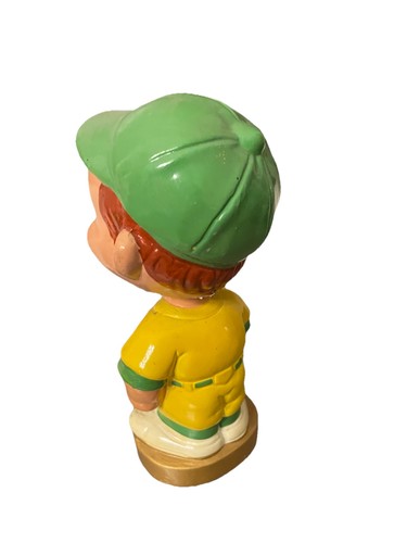 Oakland A’S Athletics Baseball Bobblehead Nodder 1960s Gold Base Nice Colors - Picture 6 of 15