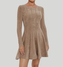 MARCIANO by Guess Women's Beige Fit & Flare Dress Size 10