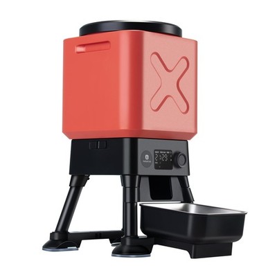 14L Automatic Dog Feeder for Large Breed   Extra Large Capacity, Anti-Blockag...