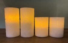 Flameless Flickering Candles - Set of 4 LED Flameless