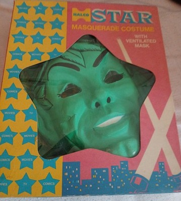 1960's JOLLY GREEN GIANT HALLOWEEN COSTUME - Halco - Weird Proportions