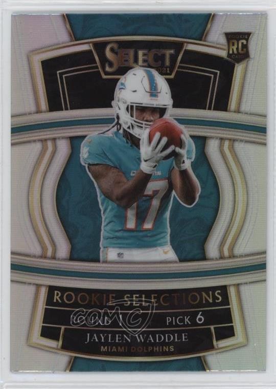 2021 Panini Select Rookie Selections Silver Prizm Jaylen Waddle #RS-8 1c9k