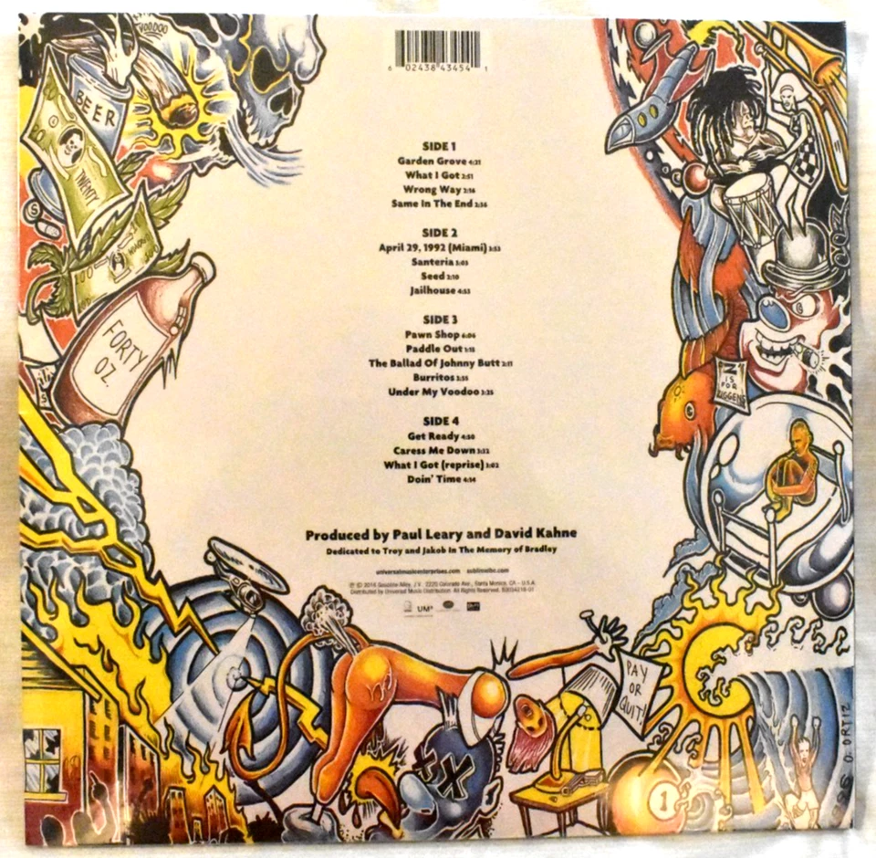 SUBLIME - SUBLIME - TARGET EXCLUSIVE LIMITED EDITION -2 LP RED & YELLOW VINYL Foto 2 de 3