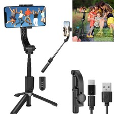 Stabilizzatore Gimbal Smartphone Bluetooth Bilanciamento Automatico Foto Video