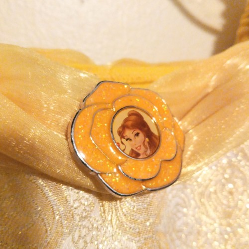 Disney Parks Belle Yellow Ballroom Dress -Size XXS-Beauty And The Beast-Metallic - Picture 4 of 12