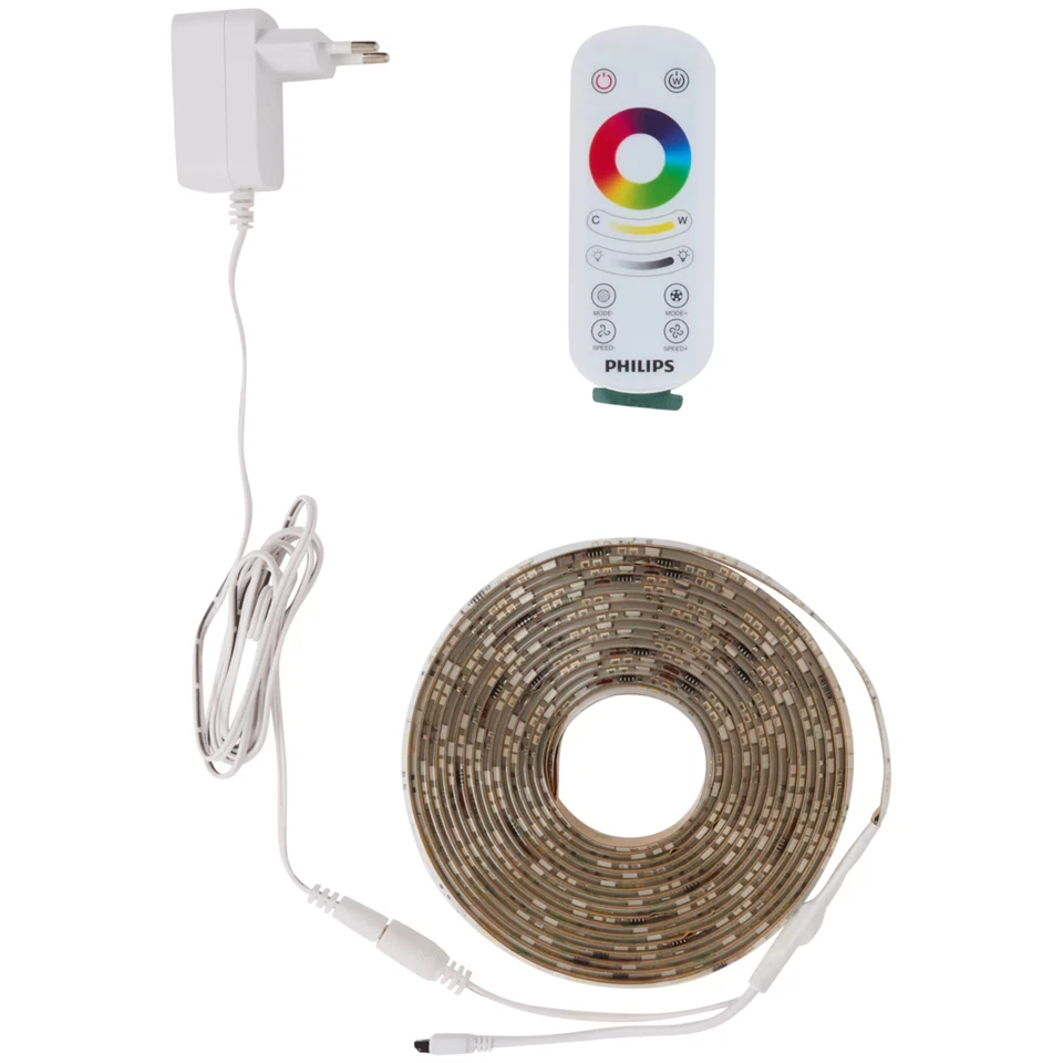 Philips LED Streifen 5m RGBIC+ 24W 1500 Lumen 18 Settings 256 Farben NEU ✅ - Bild 3 von 4