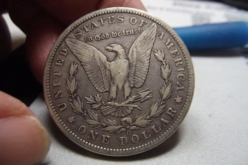 1897-O  Morgan  Silver Dollar Scarce Date Very Original VF/XF