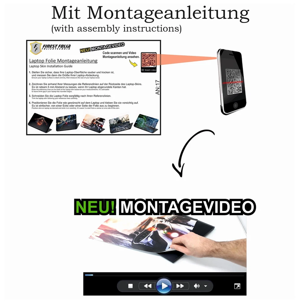 Laptop Folie Aufkleber Sticker 13"-17"Zoll Skin Vinyl Notebook LP58 Hexagon - Bild 4 von 4