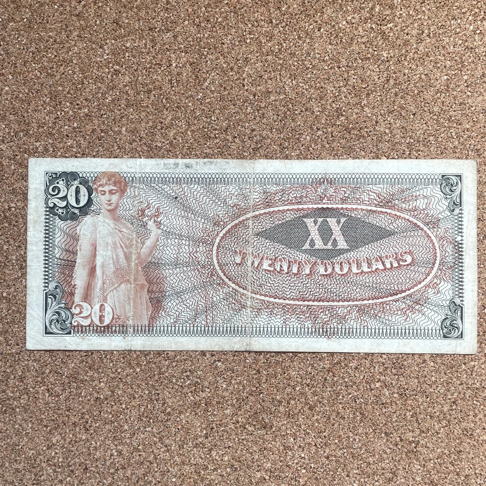 USA Military note. 20$ Serie 661 (1968-1969) Vietnam war. E25295 - Image 3 of 4