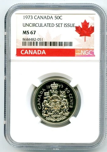 1973 Canada 50 Cents — photo from the most recent tracked eBay sale