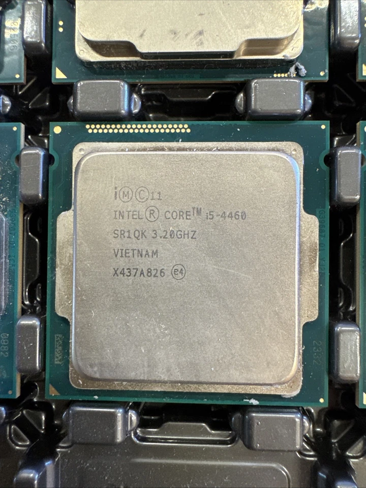 Lote de 6 procesadores CPU Intel *no probados* Bin8 Foto 3 de 4