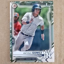 2021 Bowman Camo - Antonio Gomez 1st Prospect - #BP-82