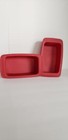Versatile Red Silicone Baking Molds - Set of 2