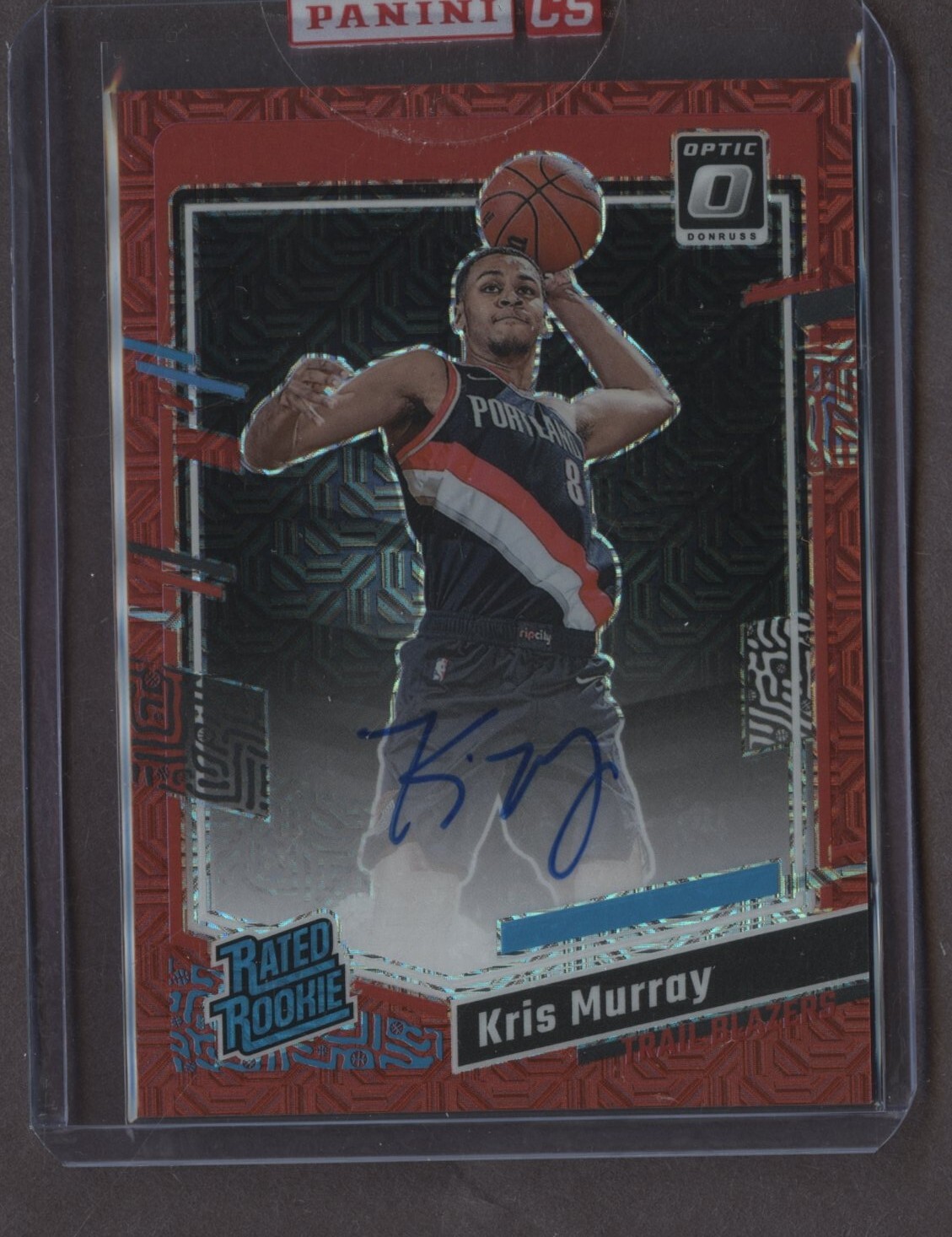 2023-24 Donruss Optic Red Choice Prizm #275 Kris Murray RC Rookie AUTO