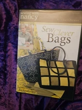 SEWING WITH NANCY SEW CLEVER BAGS - the DVD (2005) by Nancy Zieman # SN1917D OOP