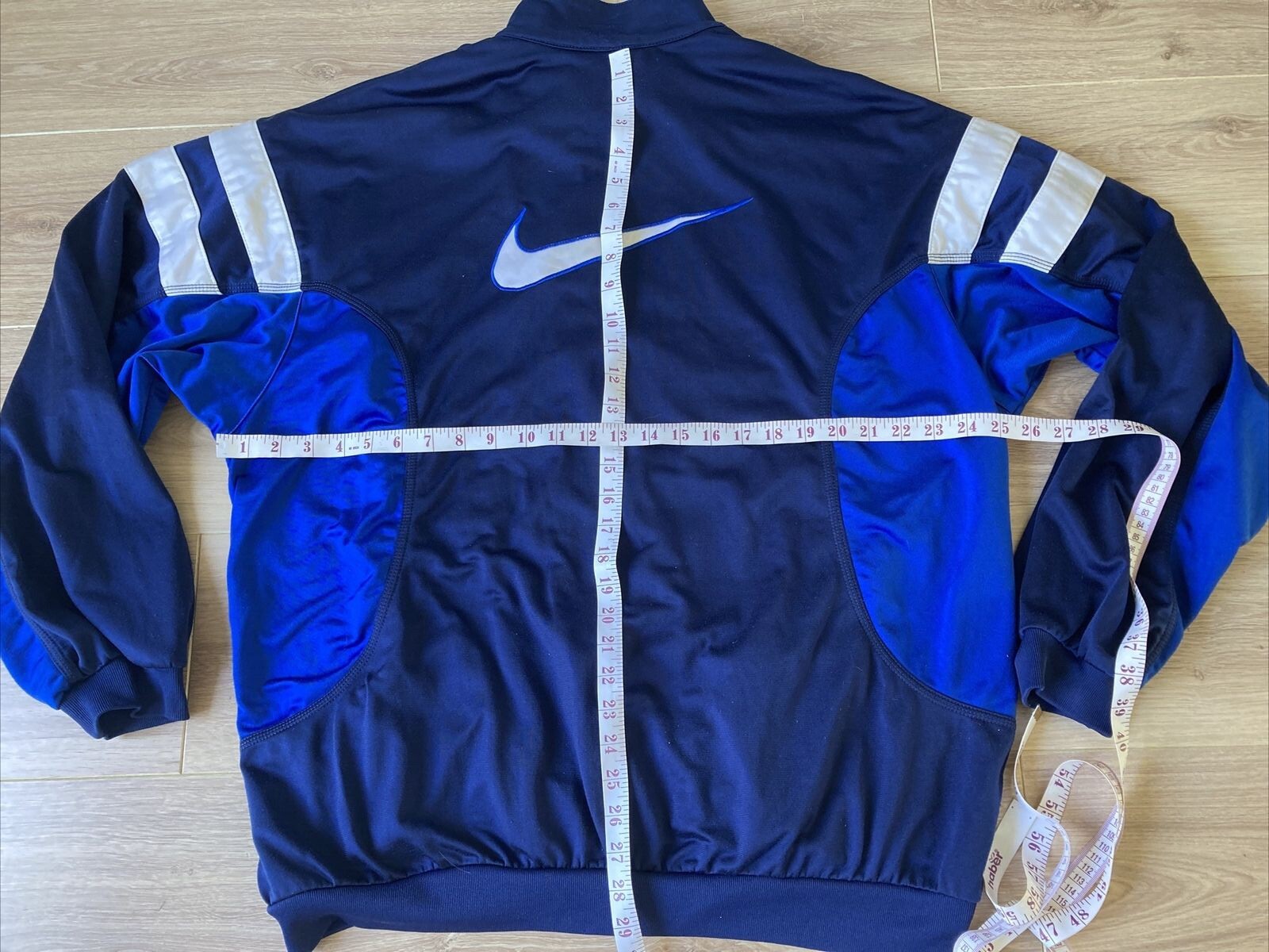 NIKE VINTAGE 90's TRACK JACKET RED SWOOSH NIKE SPELLO… Gem