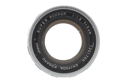 EXC+5】 CHIYOKO SUPER ROKKOR 5cm f/1.8 l39 ltm Leica l screw EXC+5】 CHIYOKO SUPER ROKKOR 5cm f/1.8 l39 ltm Leica l screw