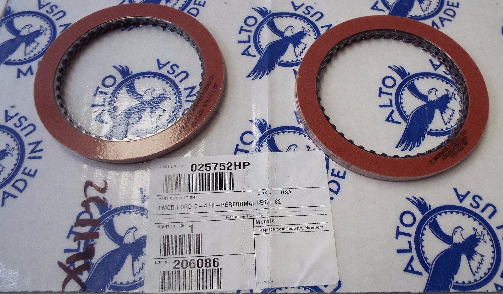 , New Ford C4 C5 Alto Red Eagle Clutches c4 performance clutches heavy