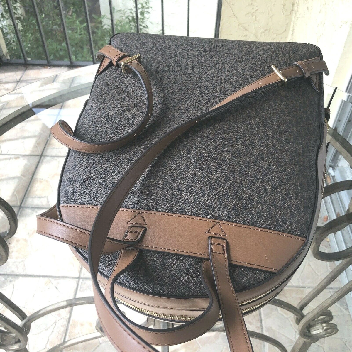 Michael Kors Large Travel School Backpack Shoulder Satchel Bag  