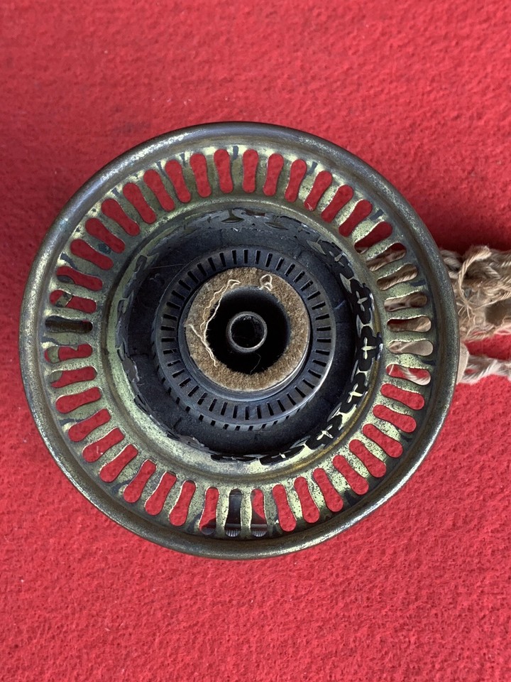 Vintage 1 Inch Round Wick, Oil Lamp Burner, Part, Brass eBay
