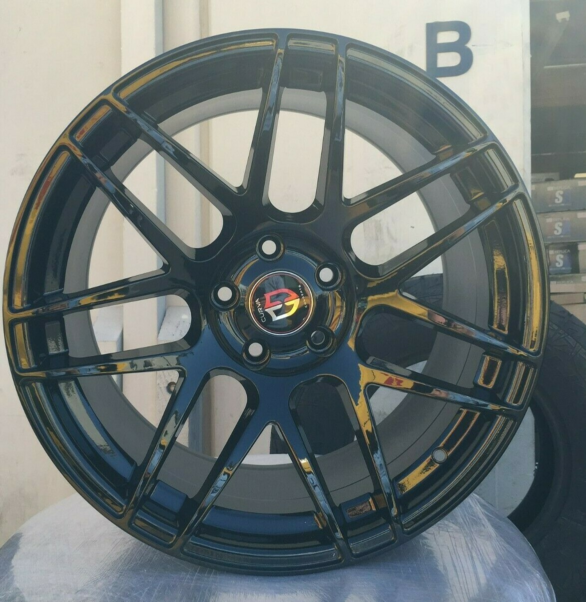 20'' inch Curva C300 Gloss Black Tires BMW X5 X6 Staggered 745 Macan Bentley New
