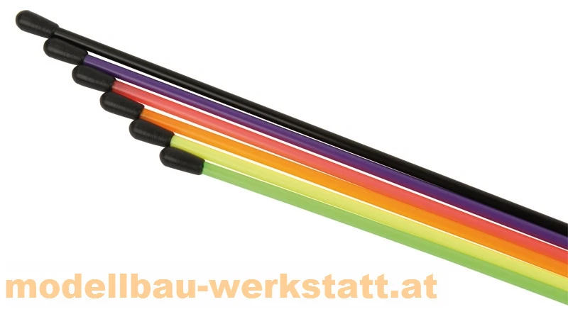 Antennenrohre 6 Stück bunt RC-Auto Antenne RC-Car Antenna Antennenröhrchen - Bild 1 von 1