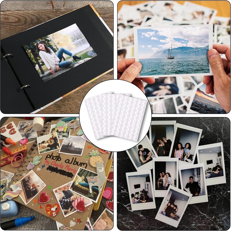 306 Pcs Photo Album Corner Stickers, SelfAdhesive Photo Corners for