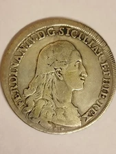 120 GRAIN - KINGDOM OF NAPLES - VI Type - Ferdinand IV of Bourbon - YEAR 1788