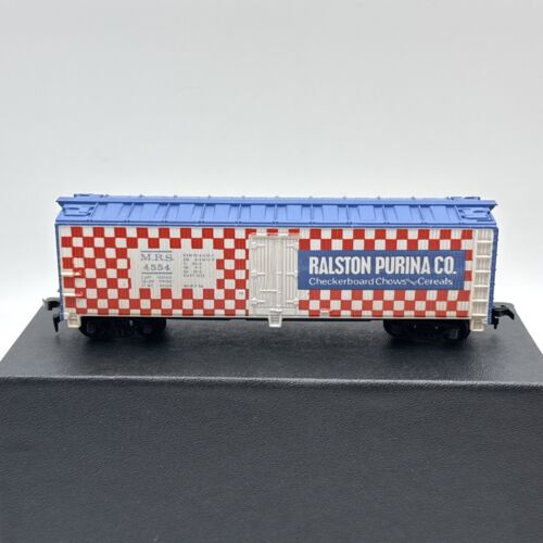 HO Scale TYCO 355E Billboard Reefer Ralston Purina M.R.S 4554 Model Train Car J4 - Picture 4 of 6