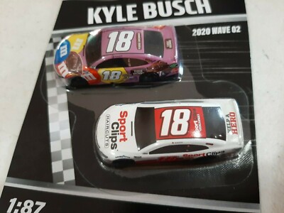 NASCAR Authentics 2020 Wave 2 Kyle Busch 1:87 Diecasts #18 M&M's