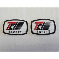 2 TCI SAFETY PATCH Advertising / Uniform  LOT OF 2