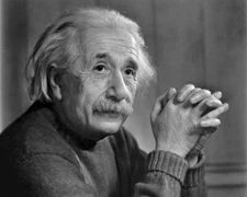 Genius Inventer ALBERT EINSTEIN Glossy 8x10 Photo Nobel Prize in Physics Print