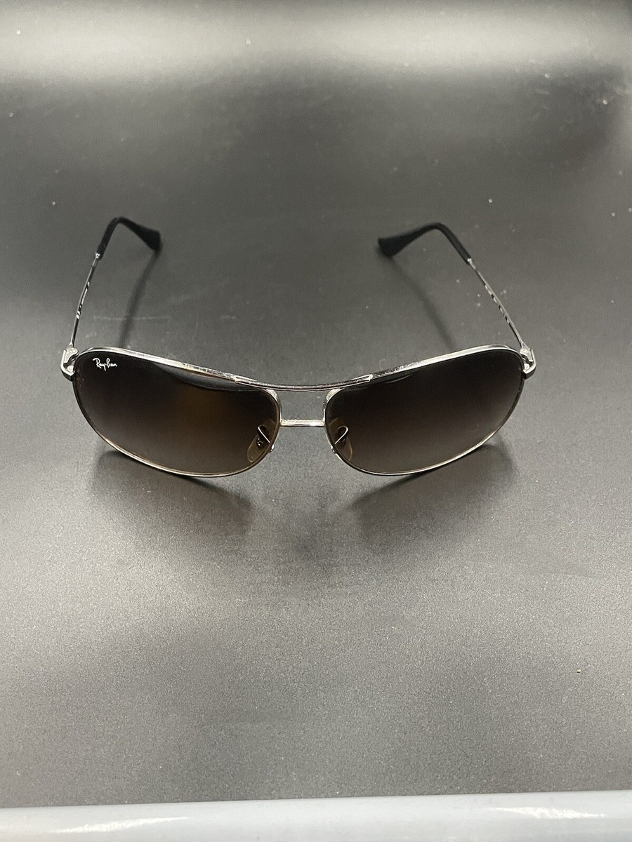 Rayban RB3267 004/13 Silver w/Light Grey Gradient Lenses | eBay