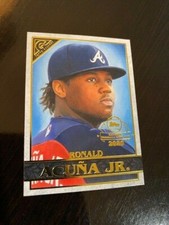 2020 TOPPS GALLERY PREVIEW CARD BASEBALL CARD DAY BRAVES RONALD ACUNA JR #GP-2