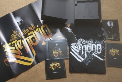 KIANUSH ''Szenario'' (2016) Limited CD BOX Set Life is Pain + T-Shirt (L) + Poster