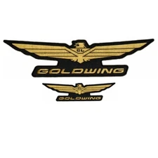 Honda Goldwing Jacket Vest Back Patch -2pc Bundle - Iron on Sew on