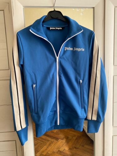Palm Angels Track Jacket Zip Blu - Foto 2 di 7