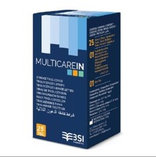 MULTICARE-IN Triglycerides Electrode Test Strips 25 PCS Strips