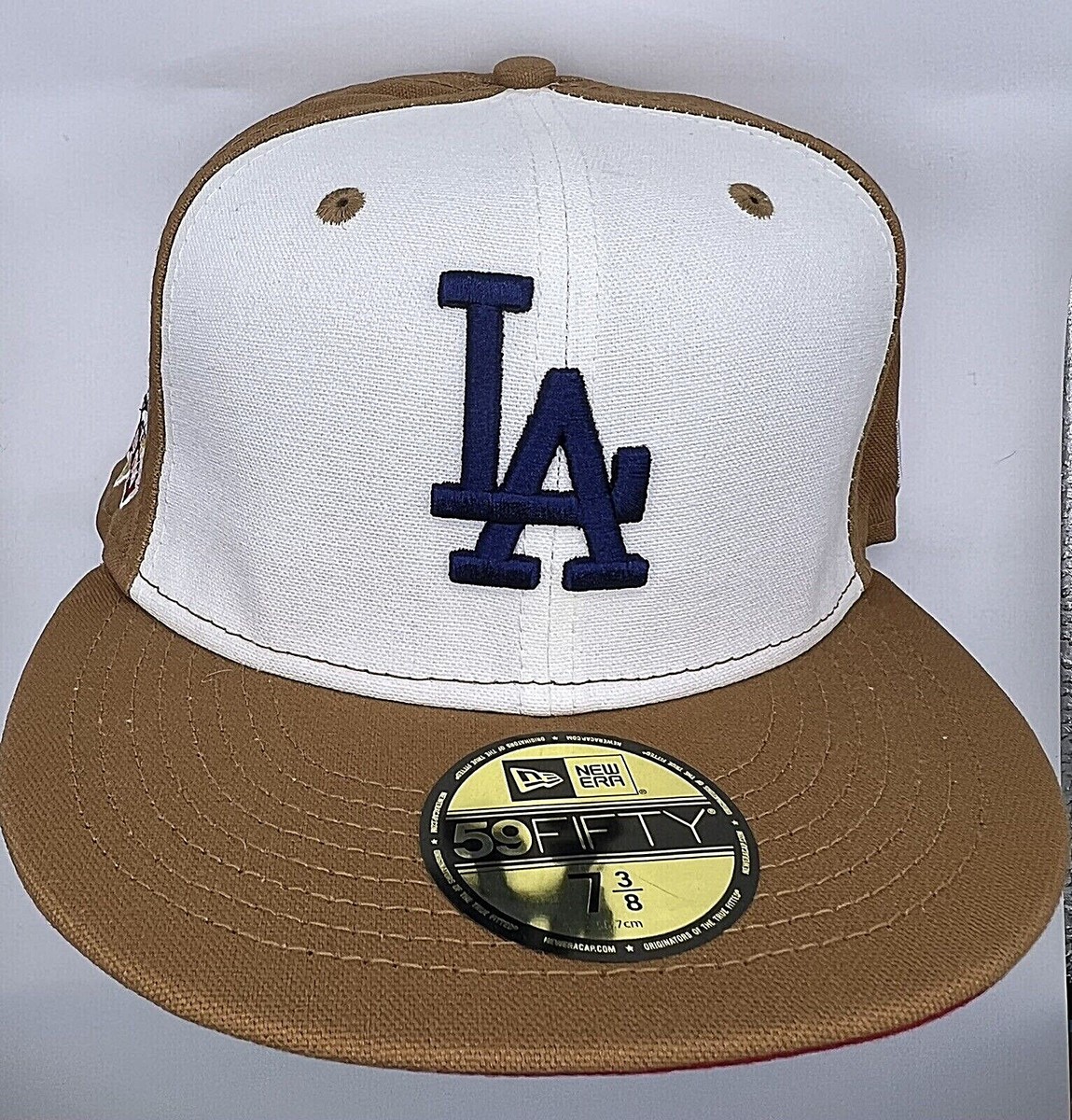NEW ERA 59FIFTY LA DODGERS 100TH ANNIVERSARY MLB COTTON CANVAS