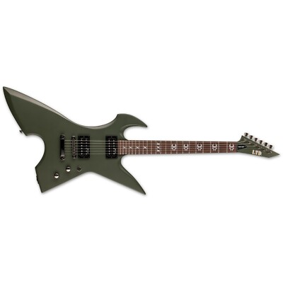 ESP LTD Max Cavalera MAX-200 RPR Military Green Satin Electric Guitar New
