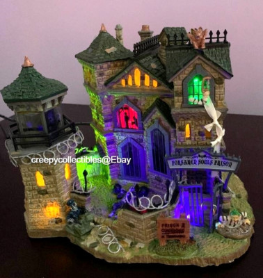 Lemax Spooky Town ''Forsaken Soul's Prison'' Ltd. Edtn. Ceramic Collectible- Rare