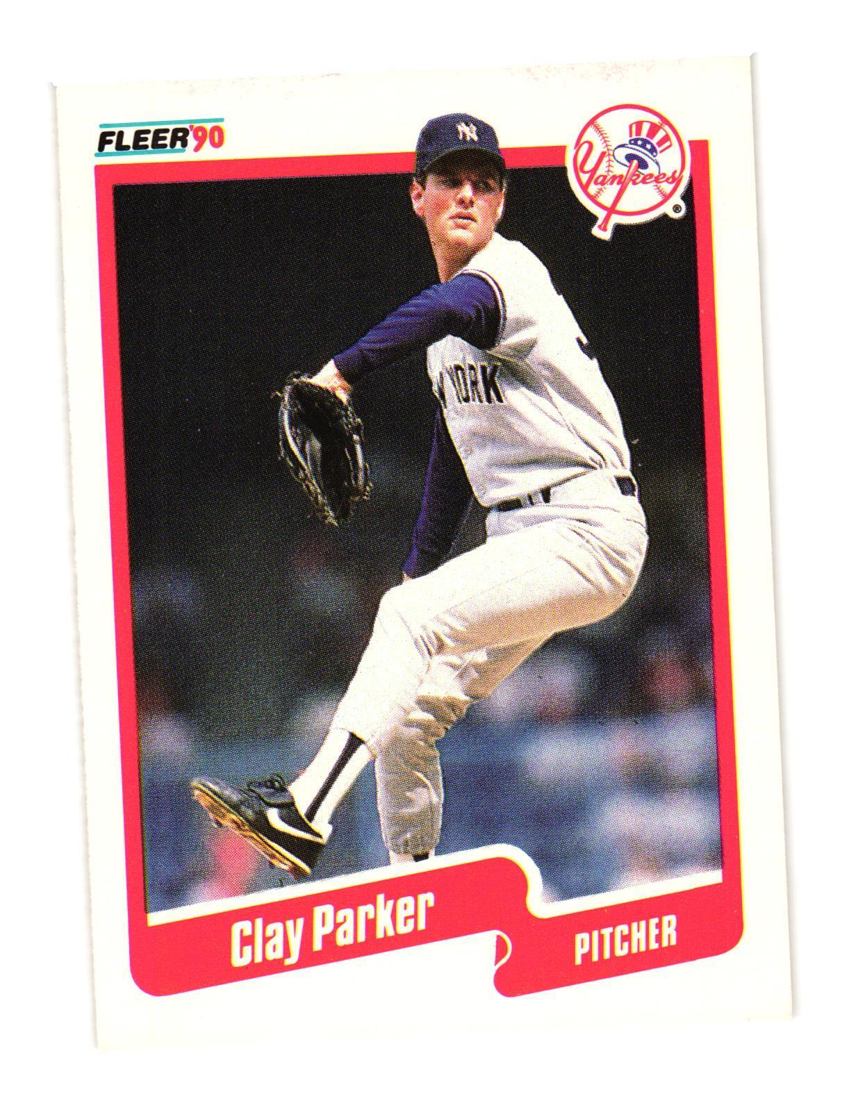 1990 Fleer Canadian #451 Clay Parker New York Yankees