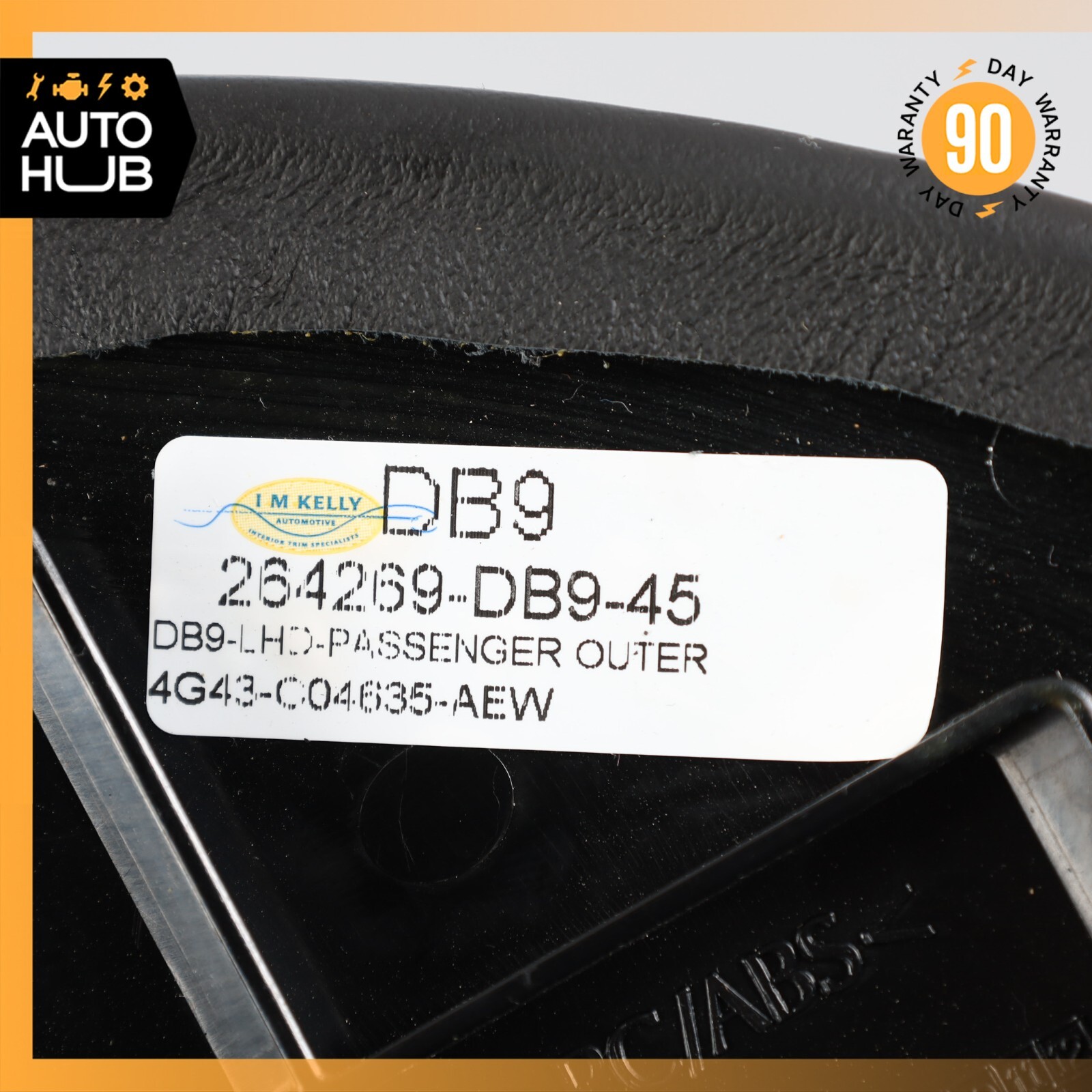 13-16 Aston Martin DB9 Right Side Upper Inner Cover Air Vent Trim OEM 35k