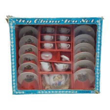 Sonsco Toy China 23 Piece Tea Set - Original Box - Service for 6 Vintage Japan
