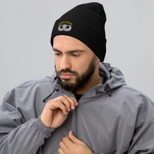 Airborne Jump Wings Cuffed Beanie