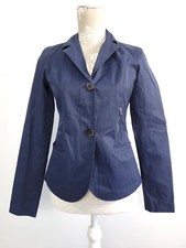 Womens Victorinox Jacket Size Small Fitted Navy Blue Showerproof UK 8-10