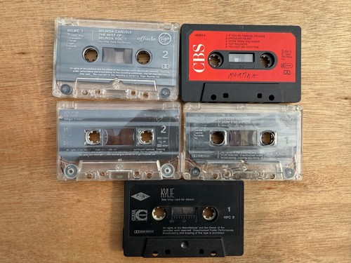 Cassette tapes Job Lot/Bundle. Pre-Recorded original cassettte tapes. 5 tapes