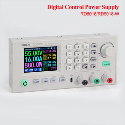 RD6018 RD6018W USB WiFi DC CNC Voltage Step Down Power Supply Buck Converter US