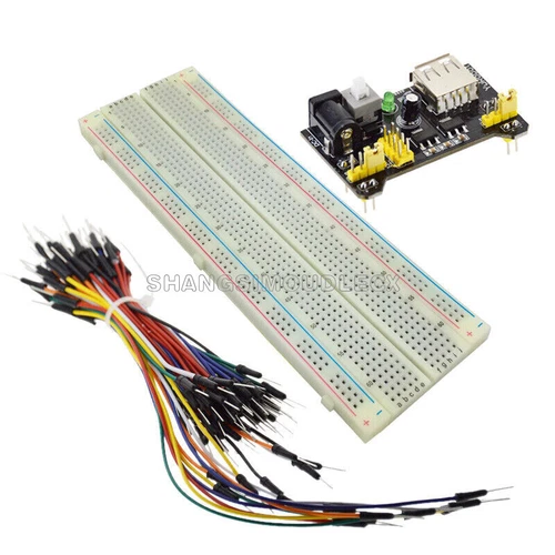 MB-102 Solderless Breadboard Protoboard 830 Tie Points 2 buses Test Circuit